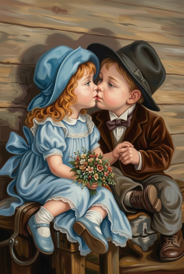 Beso de niño