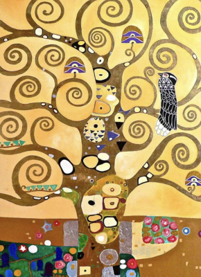 Klimti stiilis pilt