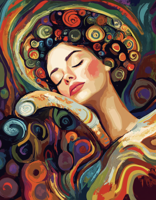 Style Klimt : Épuisé – KL24-013