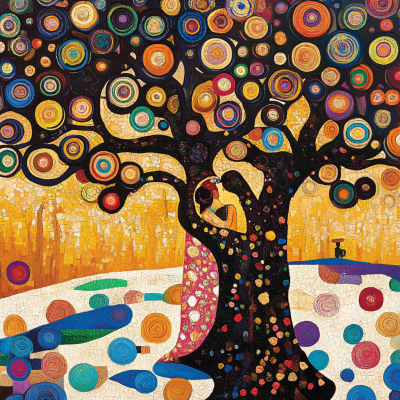 Klimtin tyyli: Puu