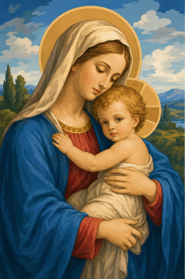 Madonna with child