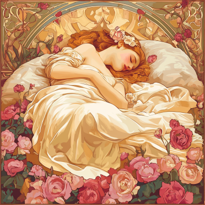Mucha stils: Krāpšana – MU24-012