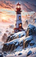 Schneer Leuchtturm