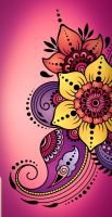 Manda Blumen Detail