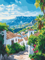 Mediterranean Flower Streets Series – 25-179