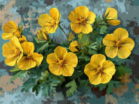 Flores amarelas – 25-204