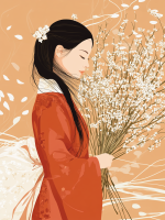 Gêisa com flores – 25-229