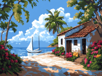 House by the shore