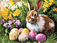 Serie di coniglietti di Pasqua – 25-556