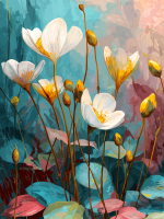 Flower tapestry