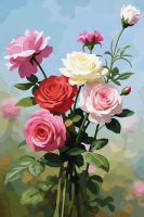 Ambiente de rosas