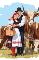 Romantiikka niityllä – 25-949