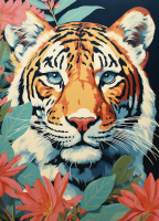 Lauernder Tiger