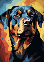 Rotweilerin muotokuva