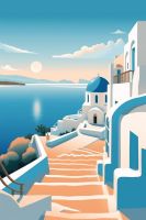 Griechische Stimmung - Santorini