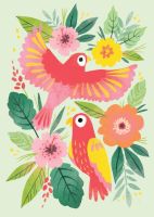 Vogels en bloemen – AR-245