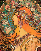 Image in the style of Alphonse Mucha – AR-291