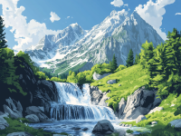 Cachoeira nas montanhas – DL24-022