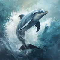 Dolphin portrait