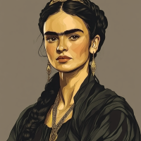 Portret Fridy Kahlo – FR24-020