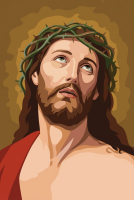 Jesus with the crown of thorns