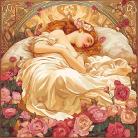 Mucha stils: Krāpšana – MU24-012