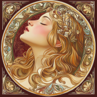 Mucha-Stil: Liebe