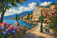 Opatija seaside promenade