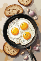 Fried egg breakfast